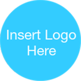 1" Round Stickers Logo