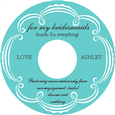 Bridesmaid CD Label