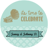 Celebrate Teal & Gold