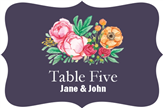 Floral Table Number