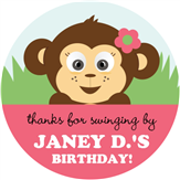 Monkey Birthday - Girls