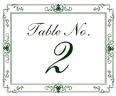 Table Number
