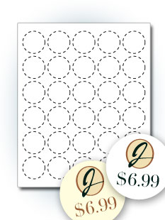 1.5" Round Labels