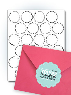 1.75" Scallop Labels