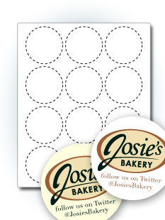 2.5" Round Labels