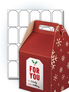 2.5" x 1.5" Gift Tags