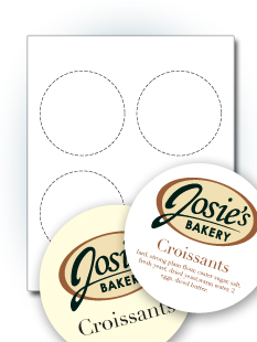 3.5" Round Labels