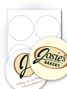 4" Round Labels