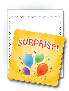 8" Scallop Door Sticker