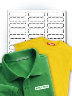 Large Iron-On Labels