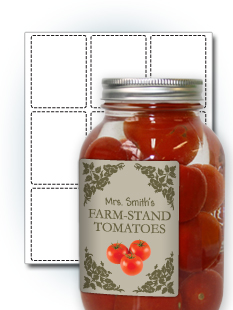 Rectangle Food Labels
