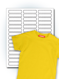 Rectangle Iron-On Labels