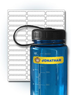 Rectangle Kids Labels