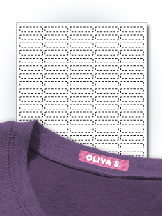 Small Iron-On Labels